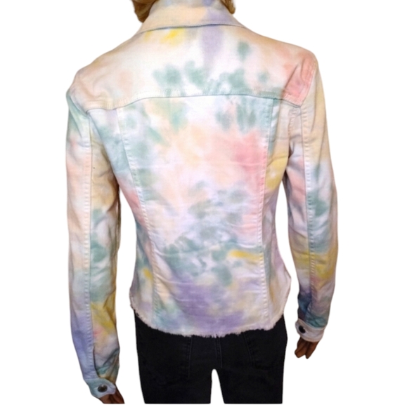 🌸Adorable new multicolored Jordache cropped jean jacket 🌸 - Picture 4 of 7